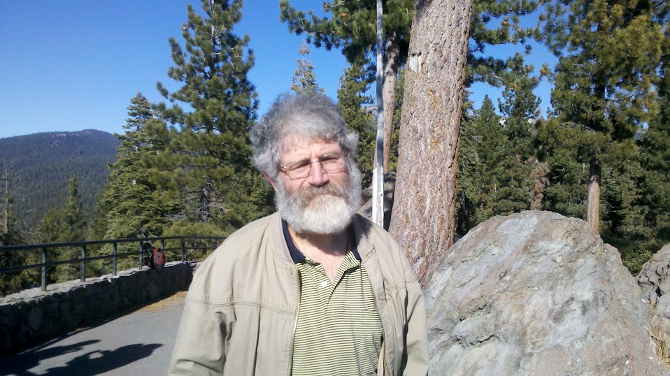 Eric on a hiking trail